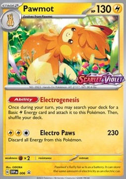 Pawmot - SV Black Star Promos (Promo) [SVP-006] Immagine principale del prodotto