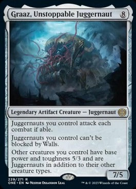 Graaz, Unstoppable Juggernaut - Phyrexia: All Will Be One (Rare) [ONE-229] Immagine principale del prodotto
