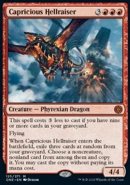 Capricious Hellraiser - Phyrexia: All Will Be One (Mythic) [ONE-125] Immagine principale del prodotto