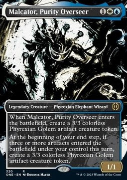 Malcator, Purity Overseer (V.1) - Phyrexia: All Will Be One: Extras (Rare) [XONE-320]