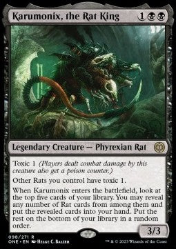 Karumonix, the Rat King - Phyrexia: All Will Be One (Rare) [ONE-98] Hover Image