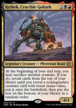Kethek, Crucible Goliath - Phyrexia: All Will Be One (Rare) [ONE-206] Immagine principale del prodotto