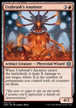 Urabrask's Anointer - Phyrexia: All Will Be One (Uncommon) [ONE-152] Main image