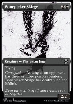 Bonepicker Skirge (V.1) - Phyrexia: All Will Be One: Extras (Common) [XONE-290] Main image