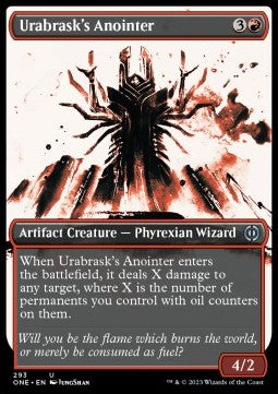 Urabrask's Anointer (V.1) - Phyrexia: All Will Be One: Extras (Uncommon) [XONE-293] Main image