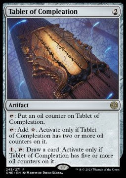 Tablet of Compleation - Phyrexia: All Will Be One (Rare) [ONE-245] Hover Image