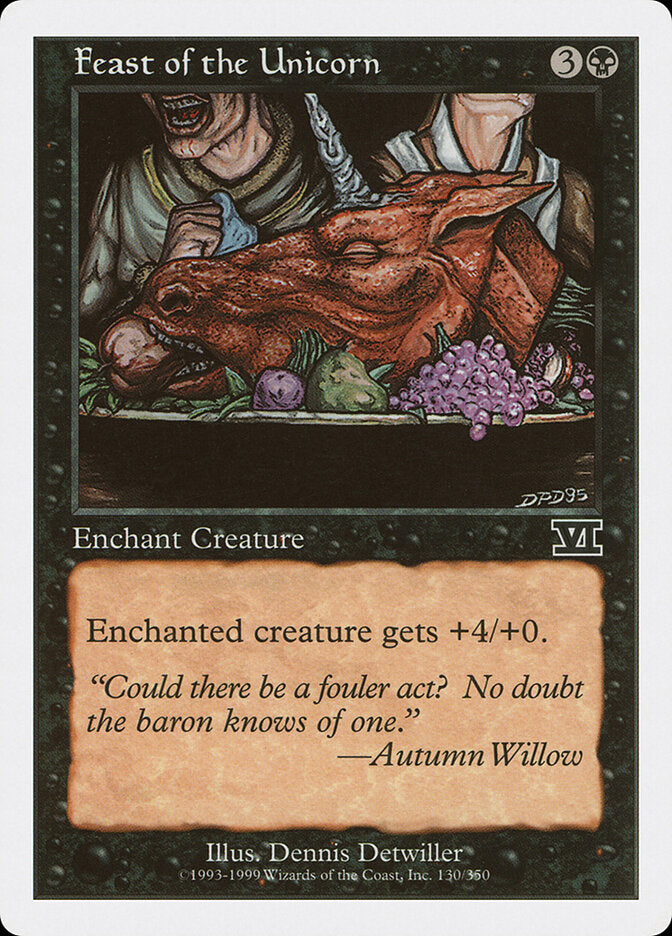 Feast of the Unicorn - Sixth Edition (Common) [6ED-130]