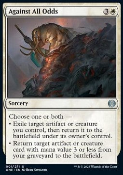 Against All Odds - Phyrexia: All Will Be One (Uncommon) [ONE-1] Main image