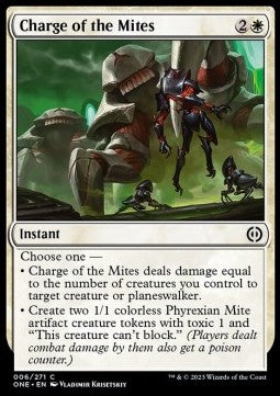 Charge of the Mites - Phyrexia: All Will Be One (Common) [ONE-6] Main image