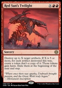 Red Sun's Twilight - Phyrexia: All Will Be One (Rare) [ONE-145] Immagine principale del prodotto