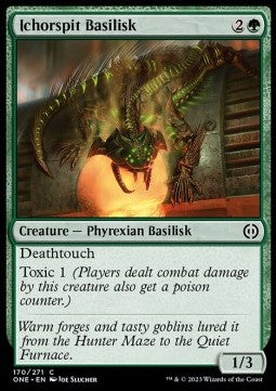Ichorspit Basilisk - Phyrexia: All Will Be One (Common) [ONE-170] Immagine principale del prodotto