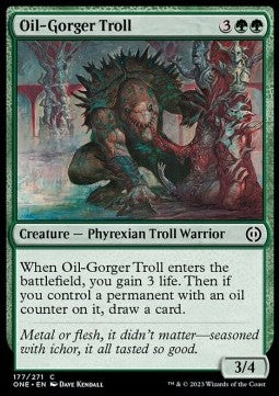 Oil-Gorger Troll - Phyrexia: All Will Be One (Common) [ONE-177] Immagine principale del prodotto