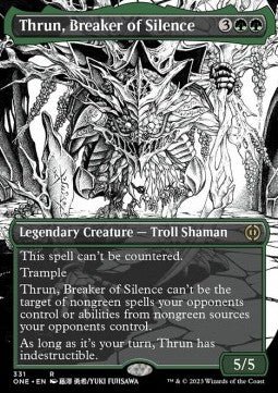 Thrun, Breaker of Silence (V.1) - Phyrexia: All Will Be One: Extras (Rare) [XONE-331] Hover Image