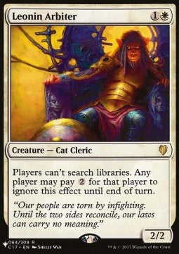 Leonin Arbiter - The List (Rare) [ZNL-64] Immagine principale del prodotto