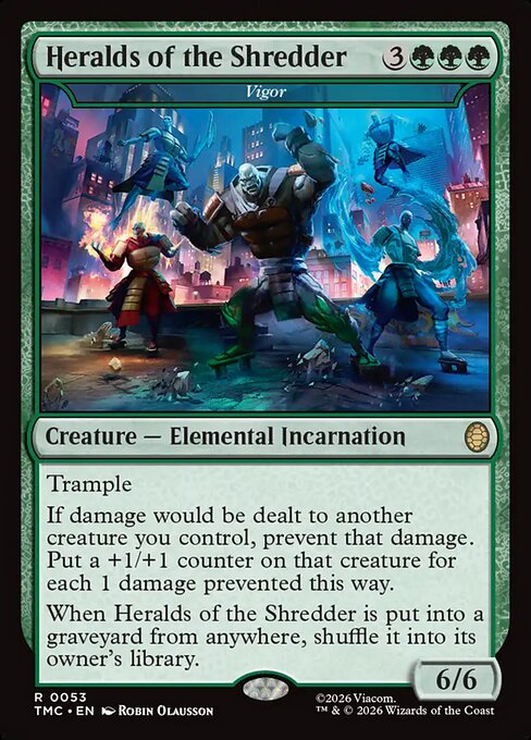 Vigor – Teenage Mutant Ninja Turtles Eternal (TMC-53) Magic: The Gathering card | LC-REM-20260804-15634922078540-6952b1c3-2a18-4ad5-8130-861fce1cb422
