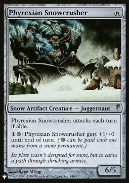 Phyrexian Snowcrusher - The List (Uncommon) [ZNL-140] Hauptbild