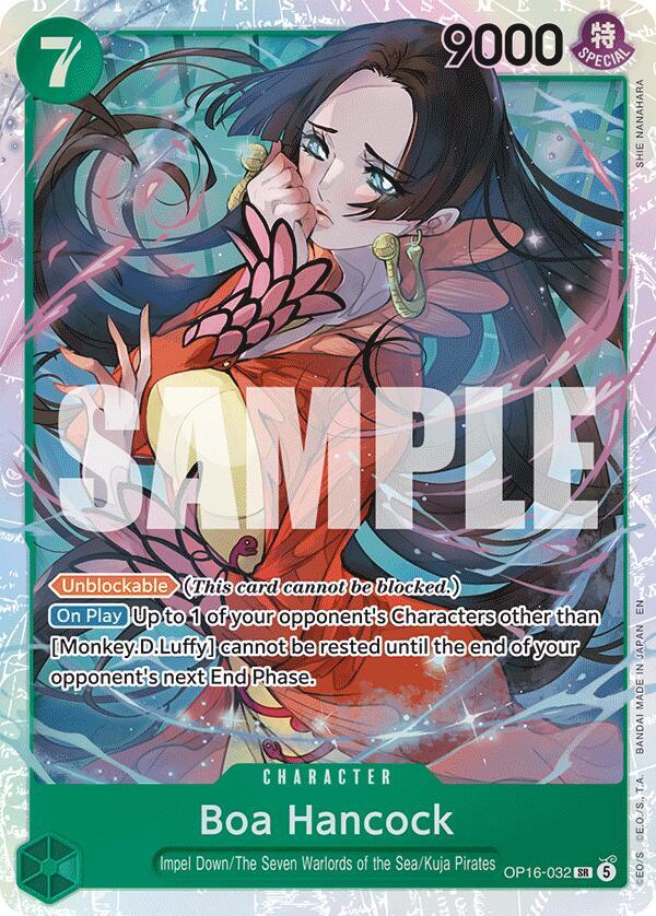Boa Hancock (OP16-032) (V.1) - The Time of Battle (Super Rare) [OP16-032] — one-piece card Image principale du produit