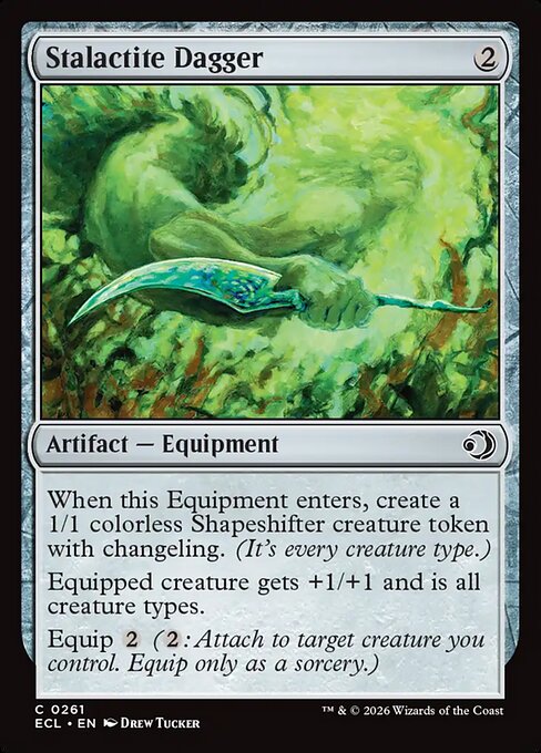 Stalactite Dagger – Lorwyn Eclipsed (ECL-261) Magic: The Gathering card