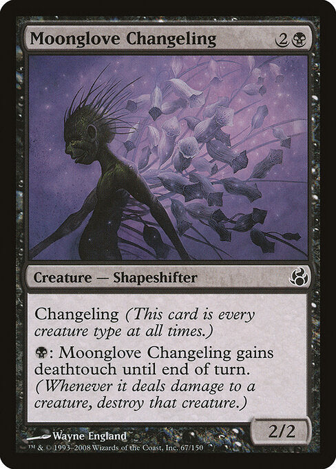Moonglove Changeling – Morningtide (MOR-67) Magic: The Gathering card