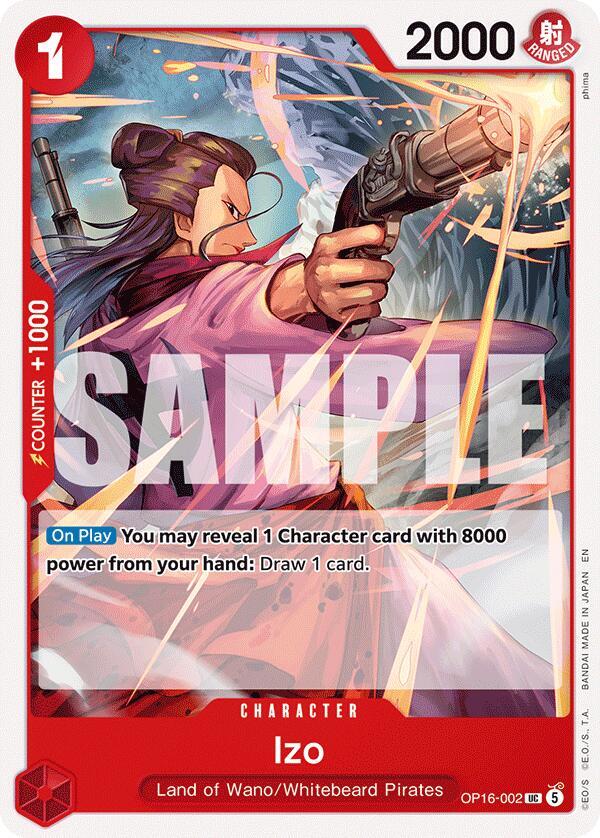 Izo (OP16-002) - The Time of Battle (Uncommon) [OP16-002] — one-piece card