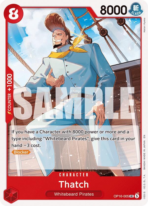 Thatch (OP16-005) - The Time of Battle (Uncommon) [OP16-005] — one-piece card Hoofdafbeelding