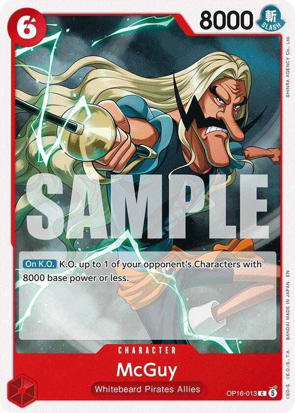 McGuy (OP16-013) - The Time of Battle (Common) [OP16-013] — one-piece card
