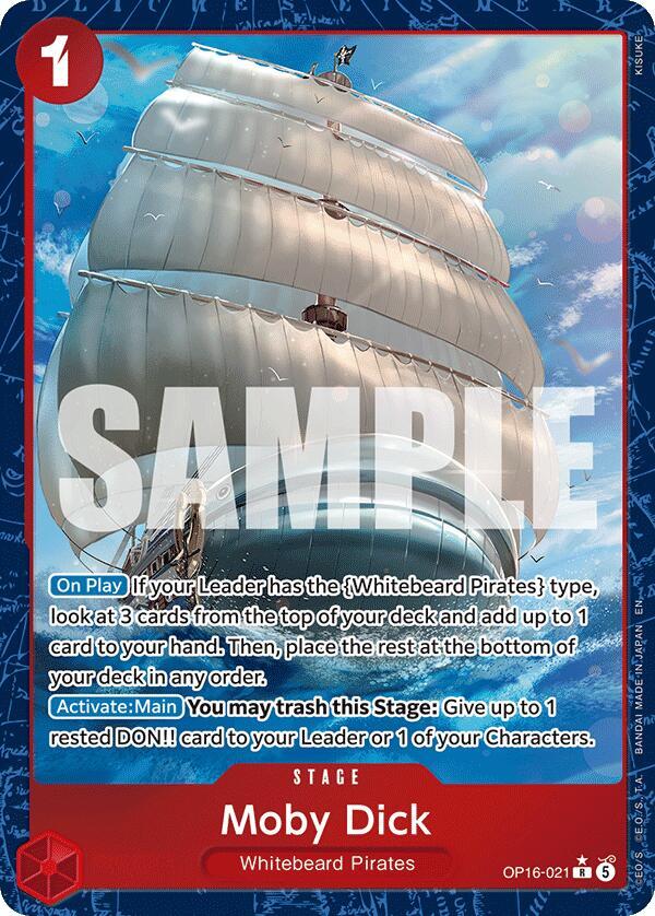 Moby Dick (OP16-021) (V.2) - The Time of Battle (Alternate Art) [OP16-021] — one-piece card