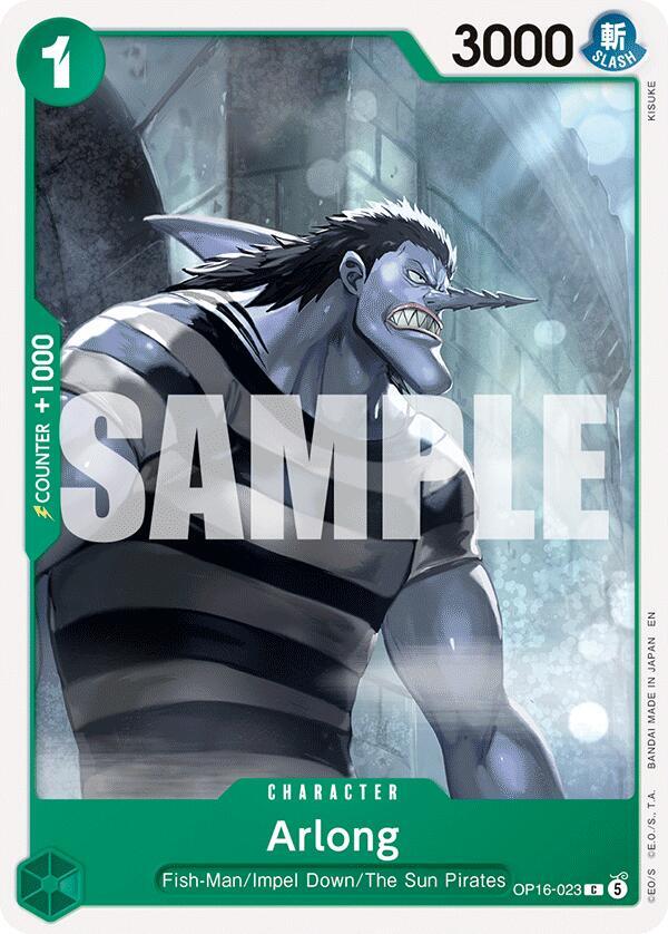 Arlong (OP16-023) - The Time of Battle (Common) [OP16-023] — one-piece card Image principale du produit