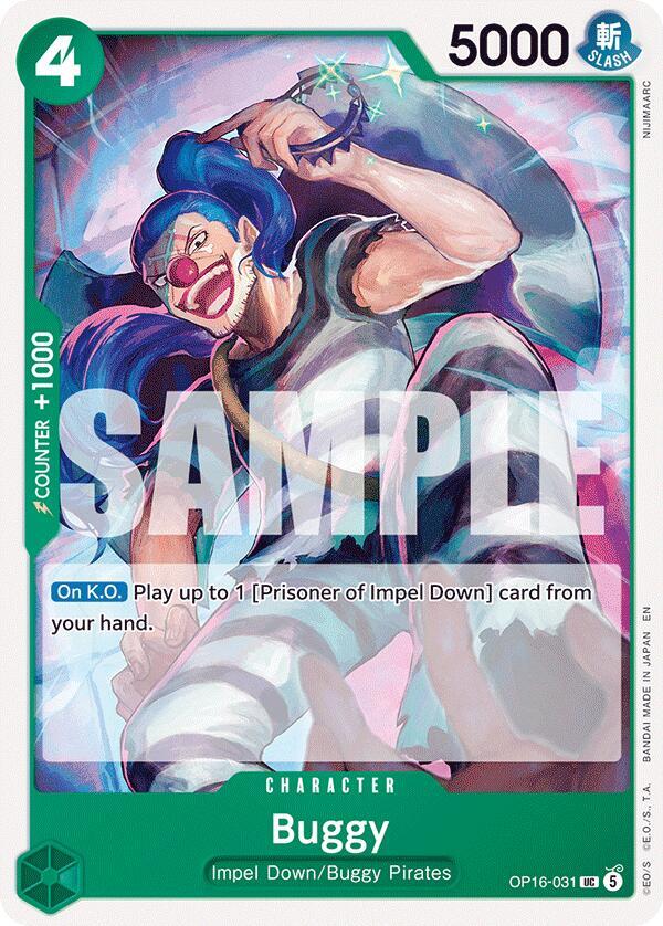 Buggy (OP16-031) - The Time of Battle (Uncommon) [OP16-031] — one-piece card
