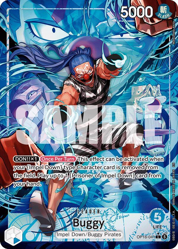 Buggy (OP16-041) (V.2) - The Time of Battle (Alternate Art) [OP16-041] — one-piece card