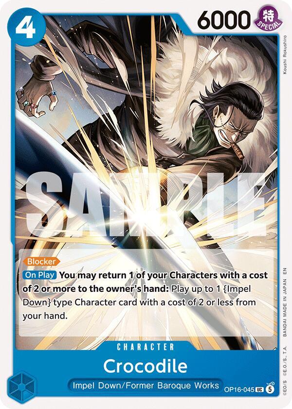 Crocodile (OP16-045) - The Time of Battle (Uncommon) [OP16-045] — one-piece card