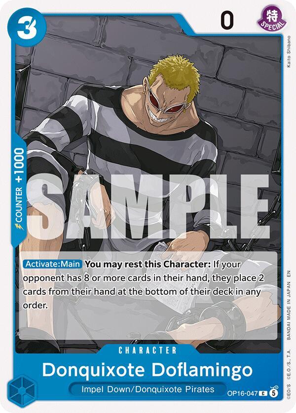 Donquixote Doflamingo (OP16-047) - The Time of Battle (Common) [OP16-047] — one-piece card