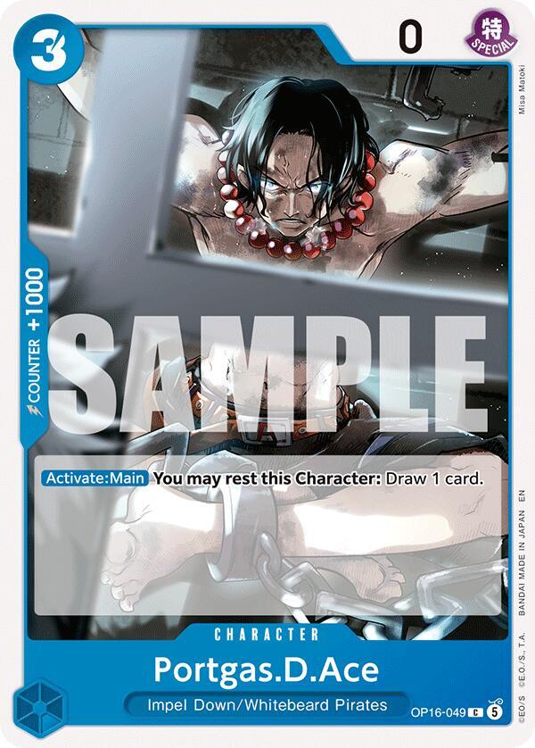 Portgas.D.Ace (OP16-049) - The Time of Battle (Common) [OP16-049] — one-piece card