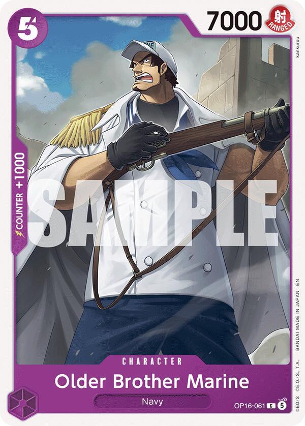 Older Brother Marine (OP16-061) - The Time of Battle (Common) [OP16-061] — one-piece card
