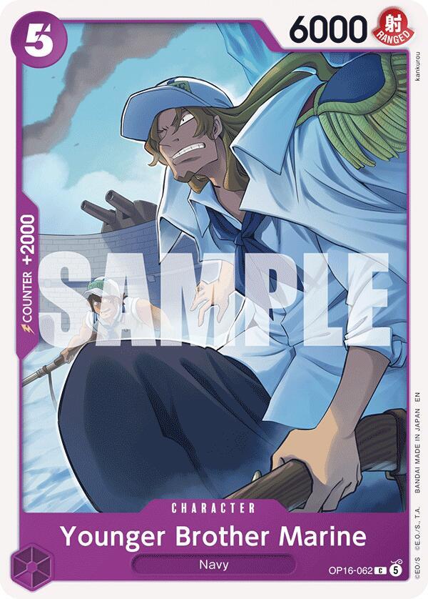 Younger Brother Marine (OP16-062) - The Time of Battle (Common) [OP16-062] — one-piece card