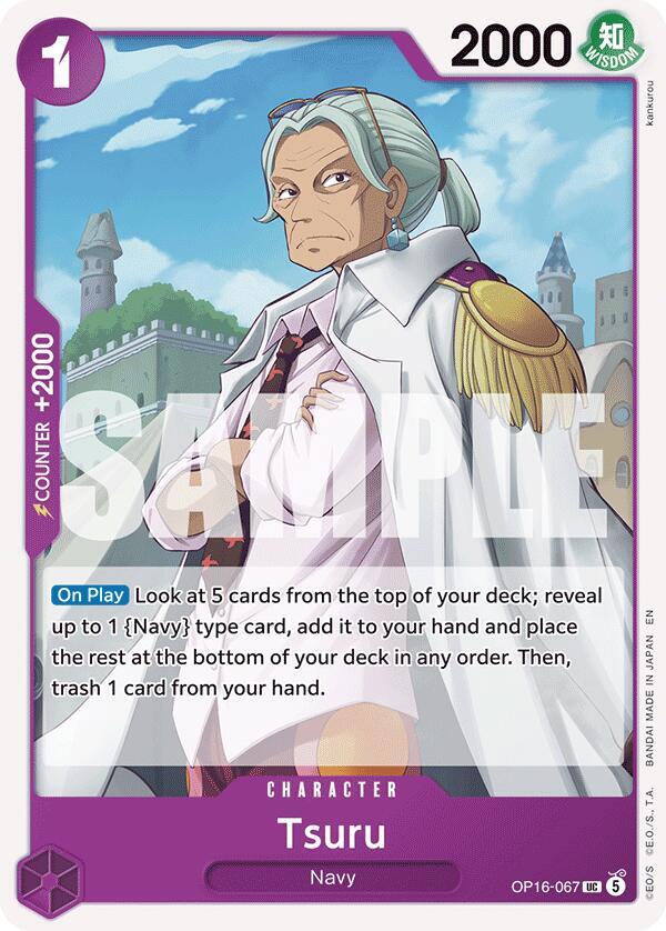 Tsuru (OP16-067) - The Time of Battle (Uncommon) [OP16-067] — one-piece card
