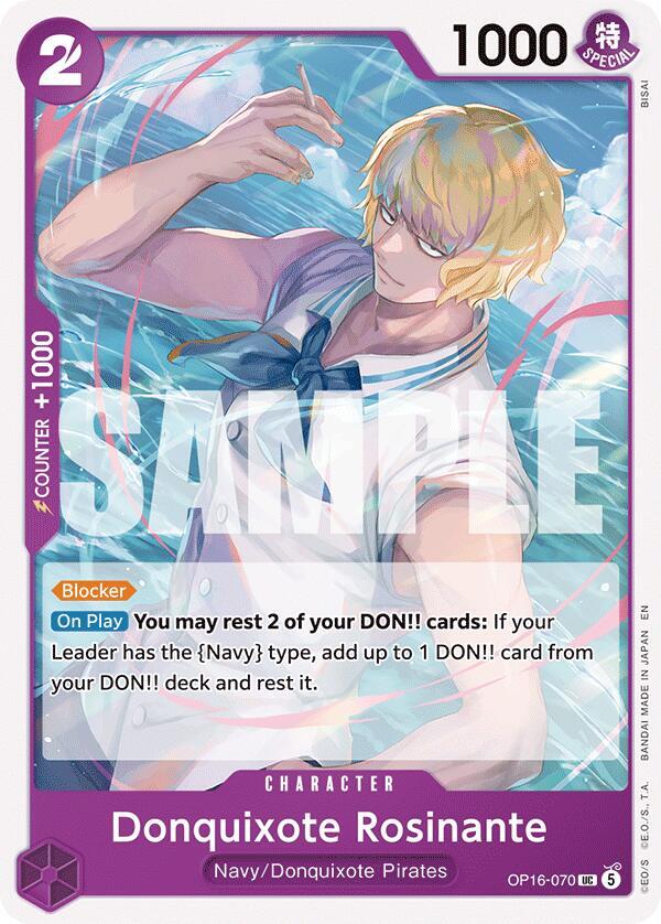 Donquixote Rosinante (OP16-070) - The Time of Battle (Uncommon) [OP16-070] — one-piece card