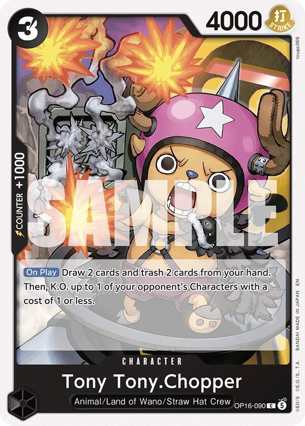 Tony Tony.Chopper (OP16-090) - The Time of Battle (Common) [OP16-090] — one-piece card
