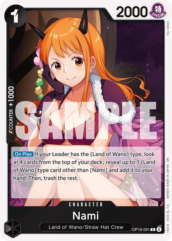 Nami (OP16-091) - The Time of Battle (Rare) [OP16-091] — one-piece card