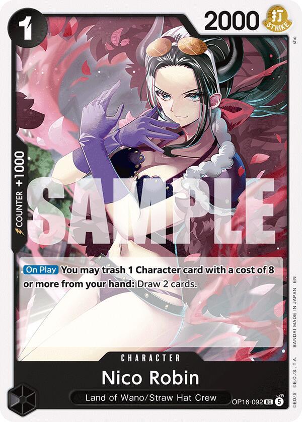 Nico Robin (OP16-092) - The Time of Battle (Uncommon) [OP16-092] — one-piece card