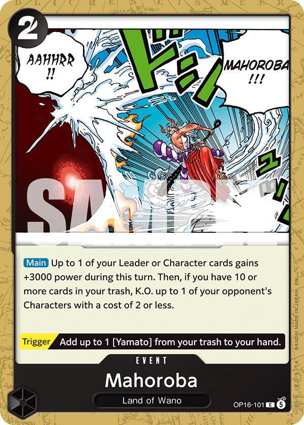 Mahoroba (OP16-101) - The Time of Battle (Common) [OP16-101] — one-piece card Image principale du produit
