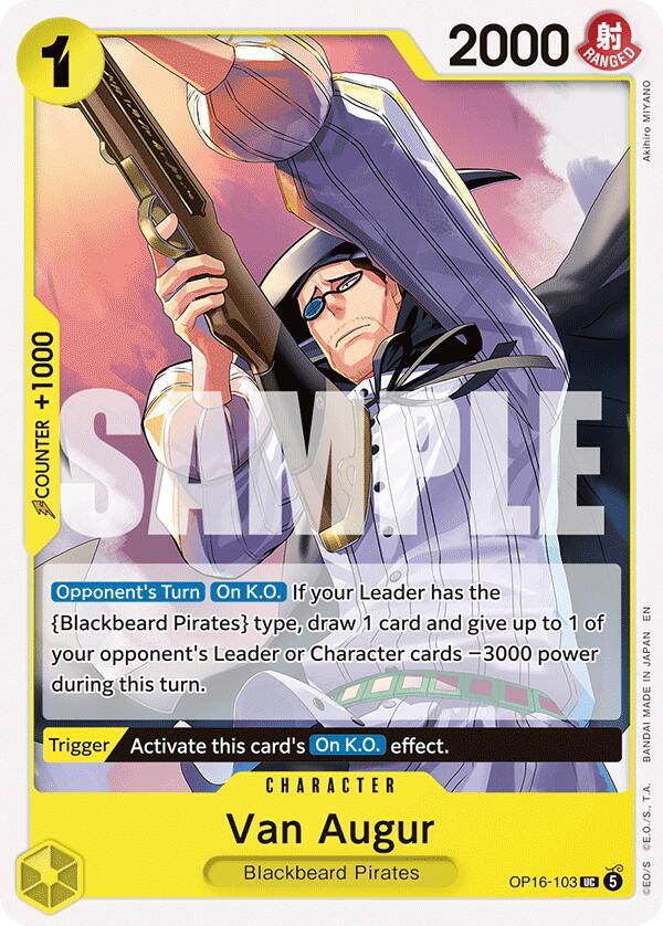Van Augur (OP16-103) - The Time of Battle (Uncommon) [OP16-103] — one-piece card