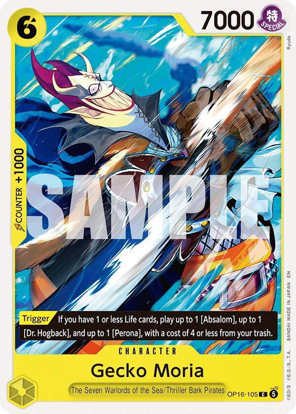 Gecko Moria (OP16-105) - The Time of Battle (Common) [OP16-105] — one-piece card