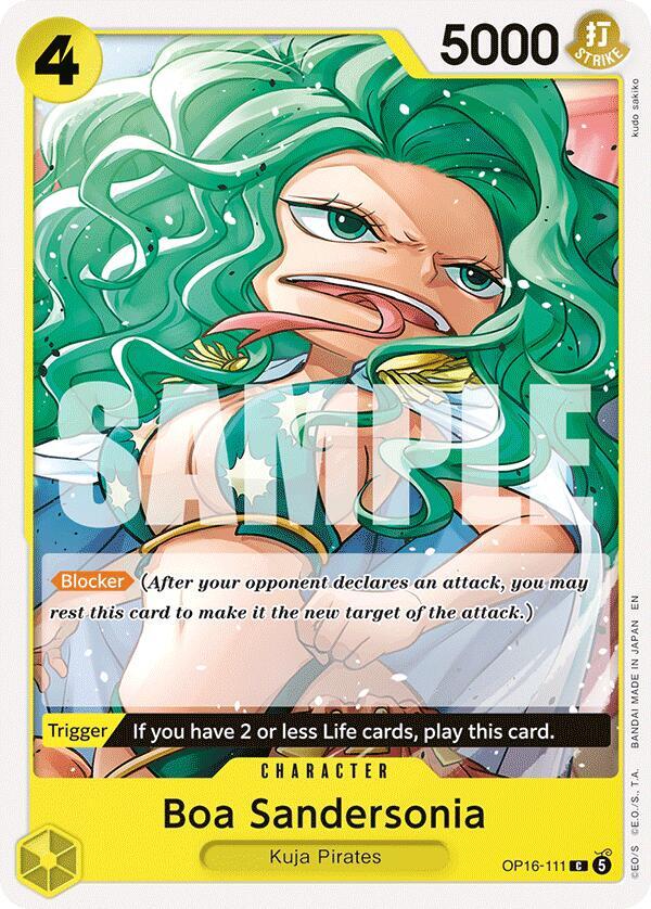 Boa Sandersonia (OP16-111) - The Time of Battle (Common) [OP16-111] — one-piece card
