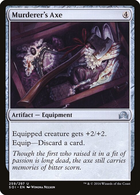 Murderer's Axe – Shadows over Innistrad (SOI-259) Magic: The Gathering card