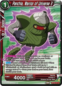 Panchia, Warrior of Universe 3 - Power Absorbed (Common) [BT20-017] Hover Image