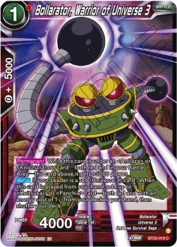 Bollarator, Warrior of Universe 3 - Power Absorbed (Common) [BT20-019] Main image