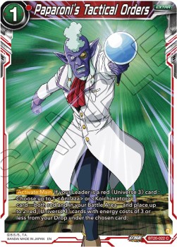 Paparoni´s Tactical Orders - Power Absorbed (Common) [BT20-022] Hauptbild