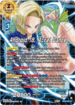 Android 18, Accel Dance - Power Absorbed (Uncommon) [BT20-025] Hover Image