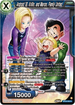 Android 18, Krillin, and Marron, Family United - Power Absorbed (Rare) [BT20-030] Hover Image